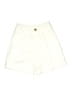 Shein 100% Polyester Solid Ivory Shorts Size XS - photo 1