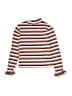 Tuc Tuc Stripes Orange Turtleneck Sweater Size 7 - photo 2
