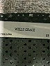 Wells Grace Metallic Silver Short Sleeve Top Size XS - photo 7