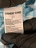 Lands' End 100% Cotton Plaid Teal Long Sleeve Button-Down Shirt Size 10 - 12 - photo 4