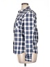 UNTUCKit 100% Cotton Checkered-gingham Blue Long Sleeve Button-Down Shirt Size 14 - photo 5