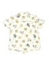 Baby Essentials 100% Cotton Print Yellow Short Sleeve Button-Down Shirt 9-12 MO / 12 MO - photo 2