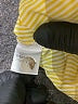Diosun Color Block Yellow Long Sleeve Button-Down Shirt Size M - photo 8