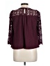 Eri + Ali Burgundy 3/4 Sleeve Blouse Size M - photo 2