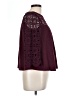 Eri + Ali Burgundy 3/4 Sleeve Blouse Size M - photo 4