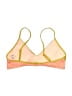 Roxy Color Block Yellow Swimsuit Top Size M - photo 2