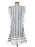 Unbranded 100% Polyester Stripes Blue Casual Dress Size S - photo 2