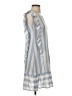 Unbranded 100% Polyester Stripes Blue Casual Dress Size S - photo 4