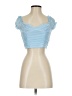 Tic : Toc Blue Short Sleeve Top Size S - photo 1