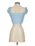 Tic : Toc Blue Short Sleeve Top Size S - photo 2