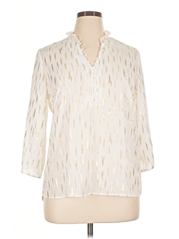 Sara Michelle 3/4 Sleeve Blouse (view 1)