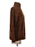 Lands' End 100% Polyester Animal Print Brown Pullover Sweater Size S - photo 4