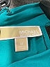MICHAEL Michael Kors Solid Teal Cocktail Dress Size M - photo 6