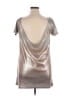 Free People 100% Polyester Metallic Silver Casual Dress Size S - photo 2
