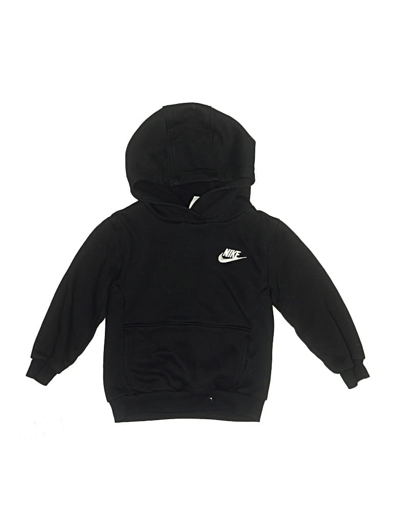 Pre-owned Nike Kids' Pullover Hoodie In Black