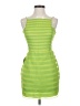 STAUD 100% Polyester Stripes Green Cocktail Dress Size 4 - photo 1