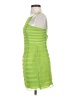 STAUD 100% Polyester Stripes Green Cocktail Dress Size 4 - photo 5