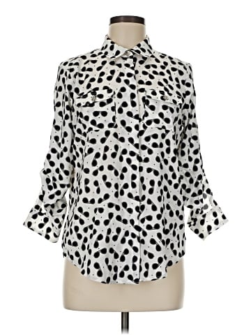 Karl Lagerfeld Paris 3/4 Sleeve Blouse (view 1)