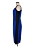 London Times 100% Polyester Color Block Blue Cocktail Dress Size 6 - photo 5