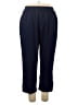 Unbranded Solid Blue Casual Pants Size 2X - photo 1