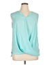 Laundry by Shelli Segal Solid Teal Cardigan Size XL - photo 1