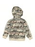 Adidas 100% Polyester Print Gold Zip Up Hoodie Size 4T - photo 2