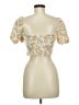 Zara Ivory Short Sleeve Blouse Size M - photo 2