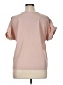 Unbranded 100% Polyester Pink Short Sleeve Blouse Size XL - photo 2