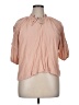 Unbranded 100% Rayon Pink Short Sleeve Blouse Size XL - photo 1