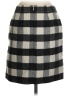 Ann Taylor LOFT Checkered-gingham Gray Casual Skirt Size 2 - photo 2