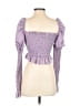 Lilly Pulitzer 100% Polyester Purple 3/4 Sleeve Blouse Size XS - photo 2