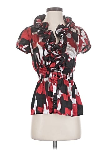 I.N. San Francisco Short Sleeve Blouse (view 1)