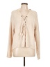 Lumiere 100% Polyester Tan Pullover Sweater Size L - photo 1