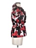 I.N. San Francisco 100% Polyester Red Short Sleeve Blouse Size S - photo 4