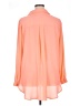Boutique + Color Block Orange Long Sleeve Blouse Size 0X - photo 2
