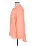 Boutique + Color Block Orange Long Sleeve Blouse Size 0X - photo 5