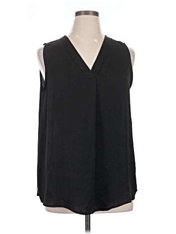 She + Sky Sleeveless Blouse (view 1)