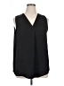 She + Sky 100% Polyester Black Sleeveless Blouse Size 1X - photo 1