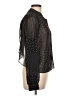 Forever 21 100% Polyester Polka Dots Black Long Sleeve Blouse Size L - photo 4
