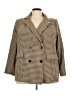 Shein Curve 100% Polyester Houndstooth Brown Blazer Size 20 Plus (4) - photo 1