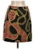 Monki 100% Polyester Graphic Black Casual Skirt Size 36 waist - photo 1