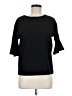 Sweet Salt 100% Polyester Black 3/4 Sleeve Top Size 6 - photo 1