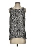 Loveappella 100% Polyester Silver Sleeveless Blouse Size S - photo 1