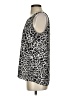 Loveappella 100% Polyester Silver Sleeveless Blouse Size S - photo 5