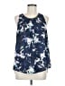Mossimo 100% Polyester Blue Sleeveless Blouse Size M - photo 1