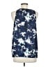 Mossimo 100% Polyester Blue Sleeveless Blouse Size M - photo 2