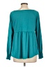 TASAMO Teal Long Sleeve Blouse Size L - photo 2