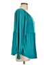 TASAMO Teal Long Sleeve Blouse Size L - photo 4