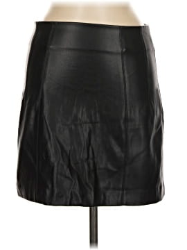 Zara Faux Leather Skirt (view 1)