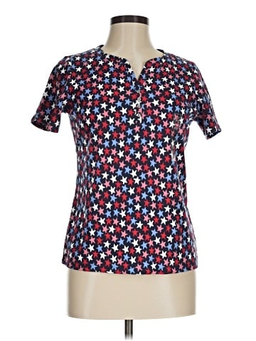 Karen Scott Short Sleeve Blouse (view 1)